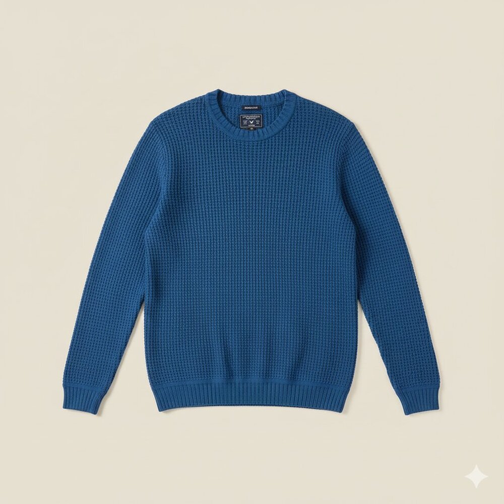 NWT American Eagle Outfitters Seriously Soft Teal Blue Medium Crew Neck Sweater